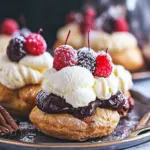 Decadent Black Forest Cream Puffs That Wow Every Party! 6 Black Forest Cream Puffs