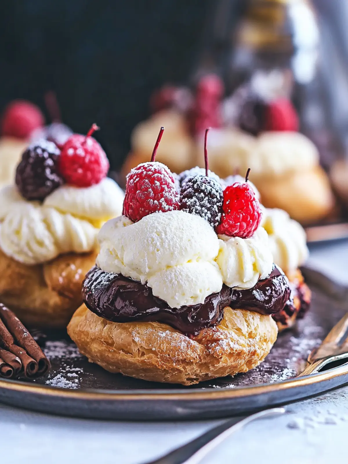 Decadent Black Forest Cream Puffs That Wow Every Party! 5 Black Forest Cream Puffs
