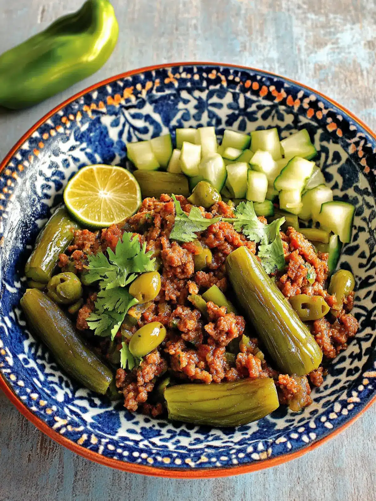 Savor Spicy Nopales with Chorizo for a Home-Cooked Delight 4 Nopales with Chorizo