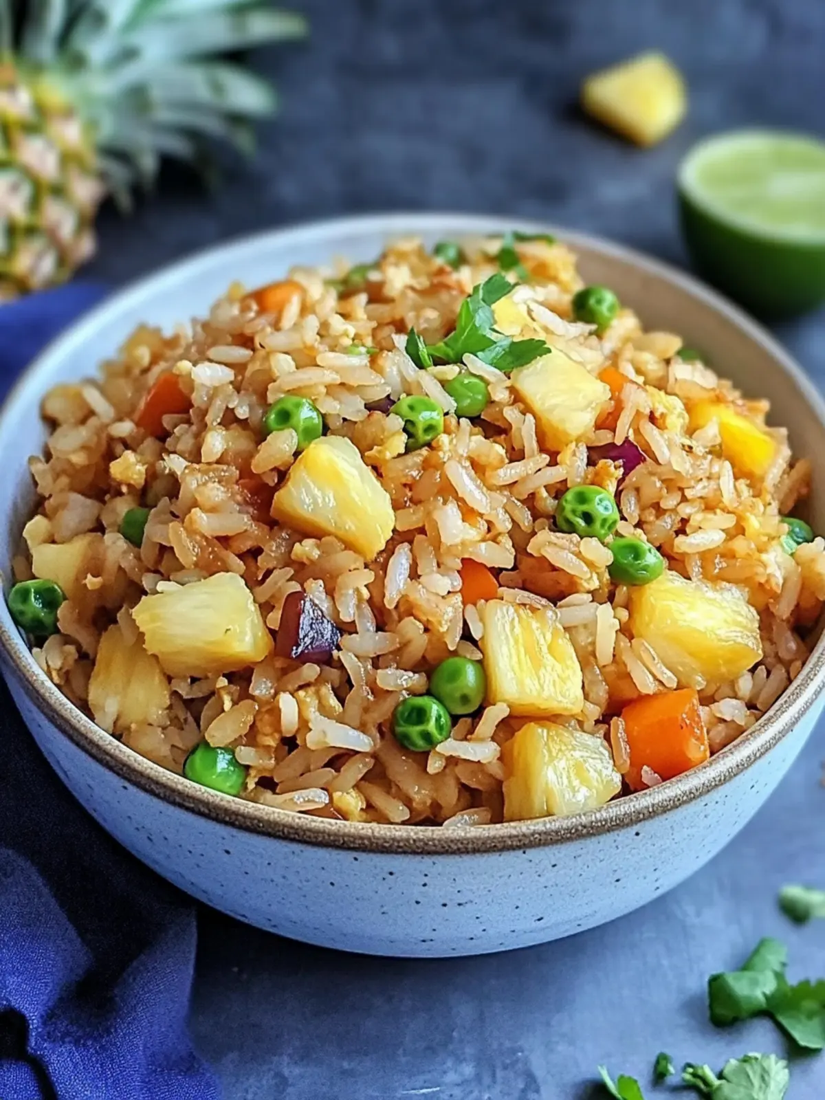 Savory Vegetarian Pineapple Fried Rice for Flavorful Days 4 Vegetarian Pineapple Fried Rice
