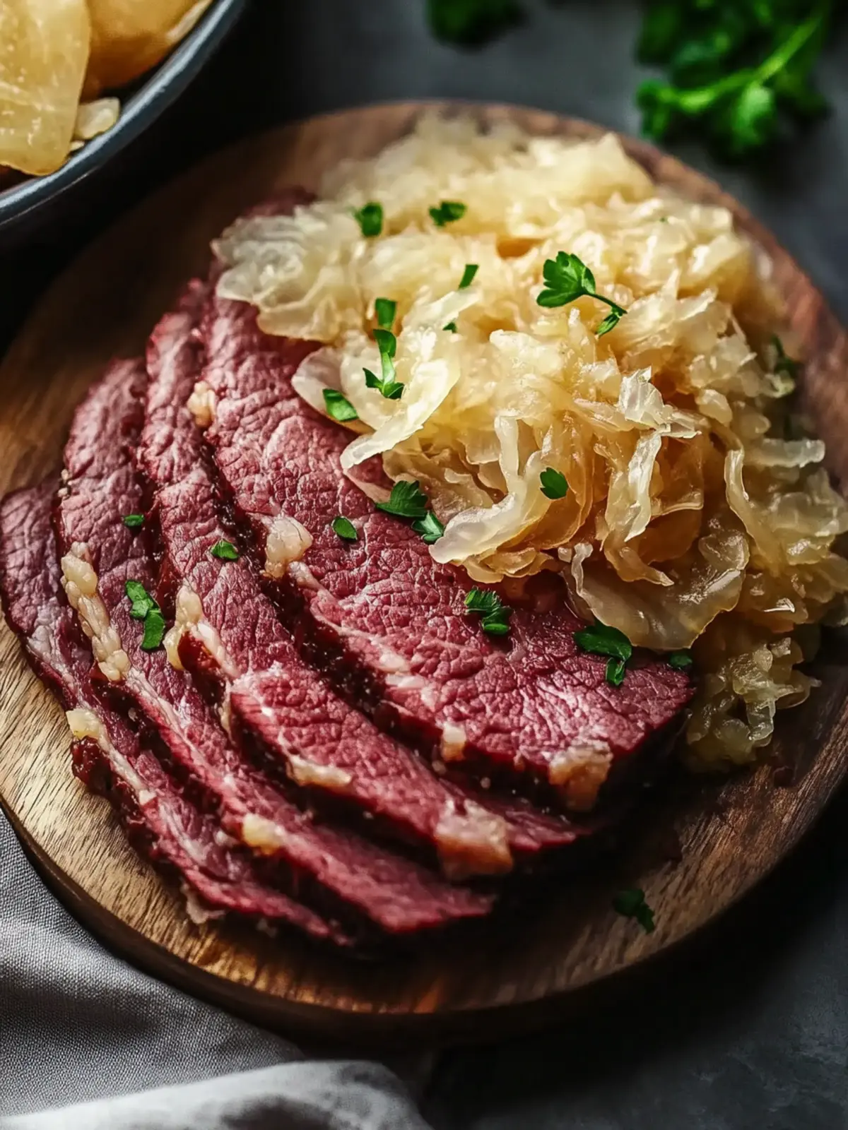 Mouthwatering Corned Beef and Sauerkraut Comfort Bowl Recipe 3 Corned Beef and Sauerkraut