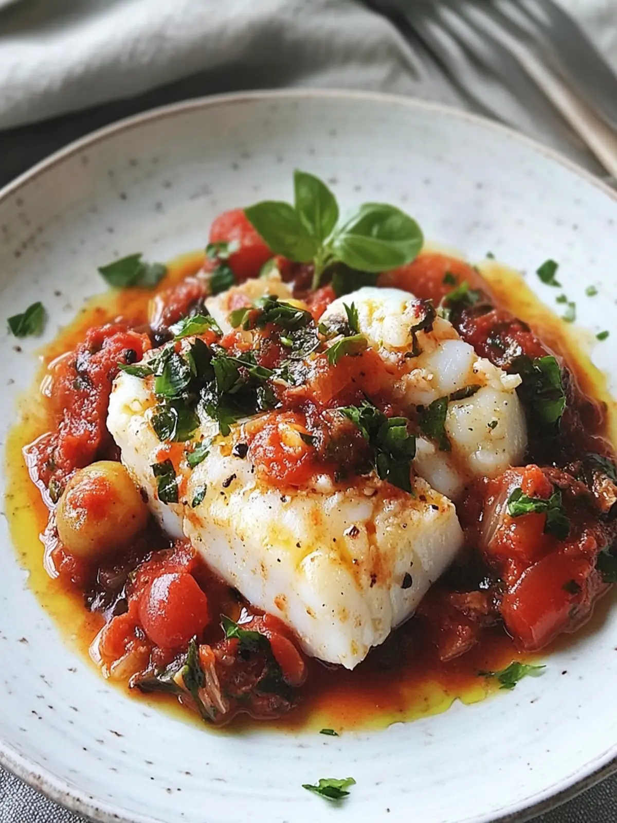Savory Cod Livornese: A Quick, Flavor-Packed Dinner Delight 5 Cod Livornese