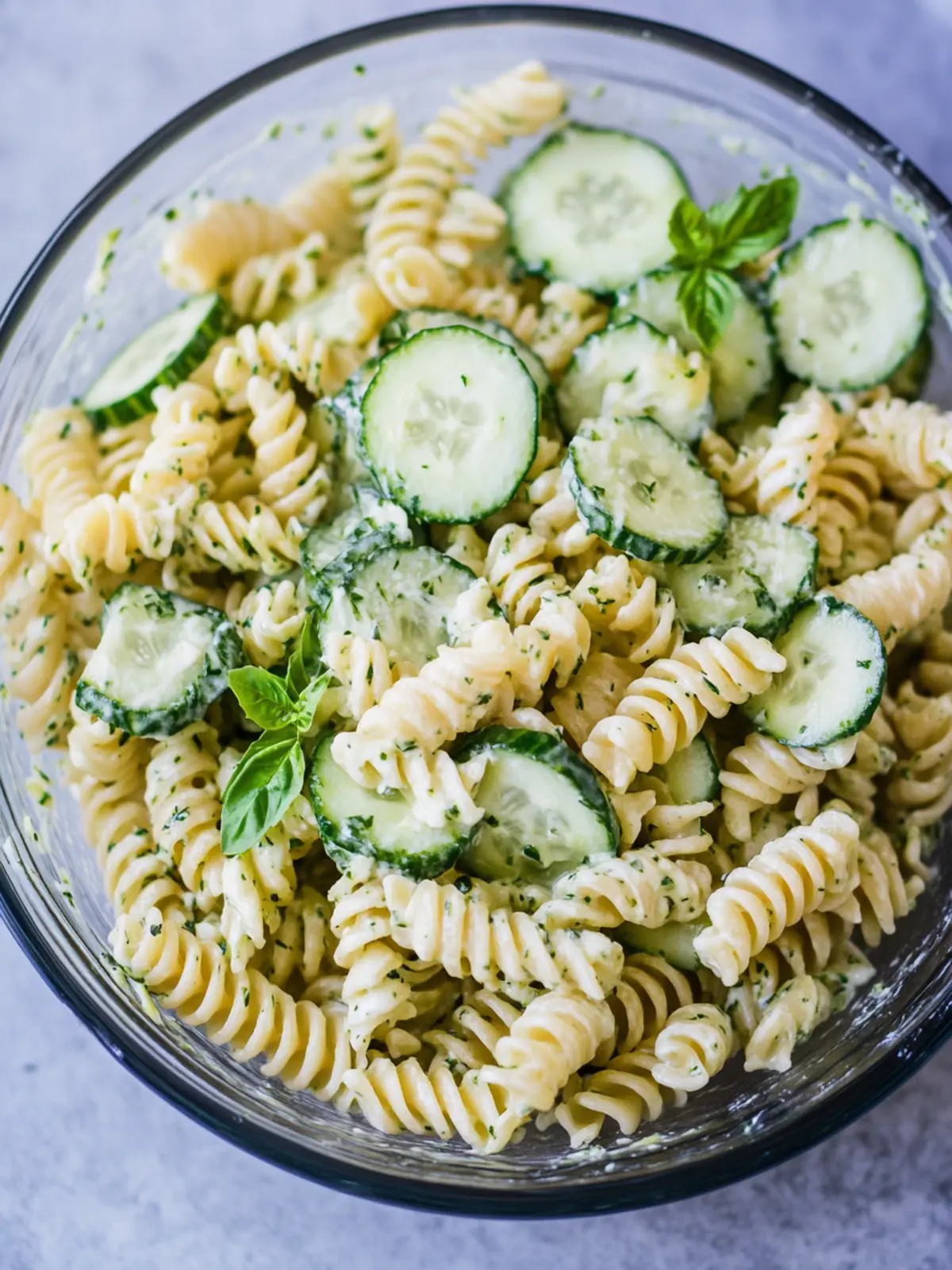 Fresh Cucumber Pasta Salad for a Flavorful Twist 2 Cucumber Pasta Salad