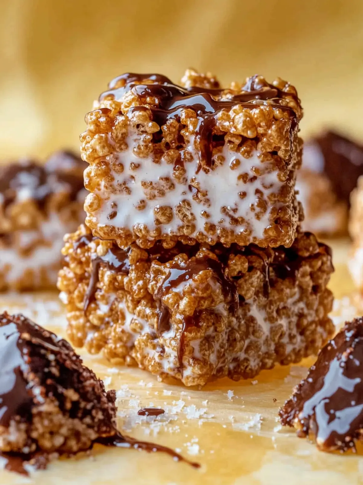 Samoas Rice Krispies Treats: A Sweet Twist on Classic Fun 4 Samoas Rice Krispies