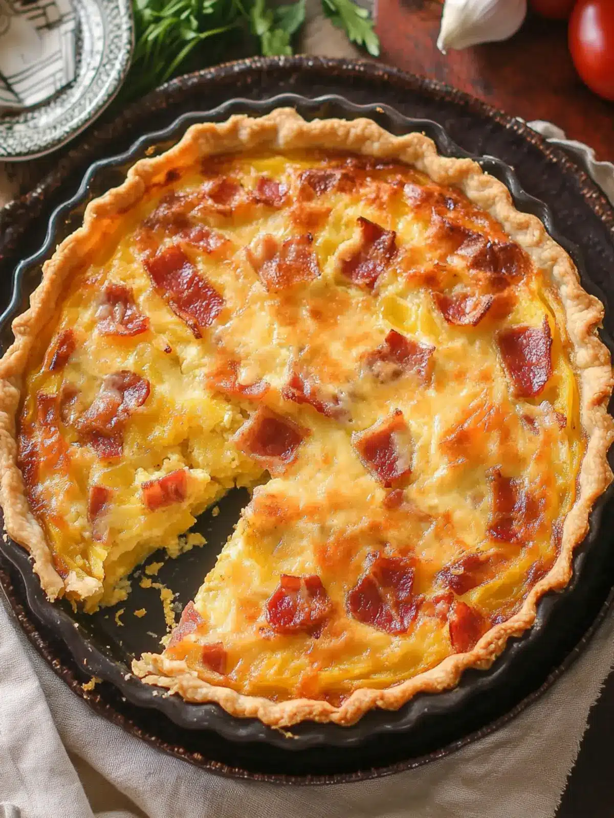 Bacon and Cheese Spaghetti Squash Quiche: Your New Favorite Dish 5 Bacon and Cheese Spaghetti Squash Quiche