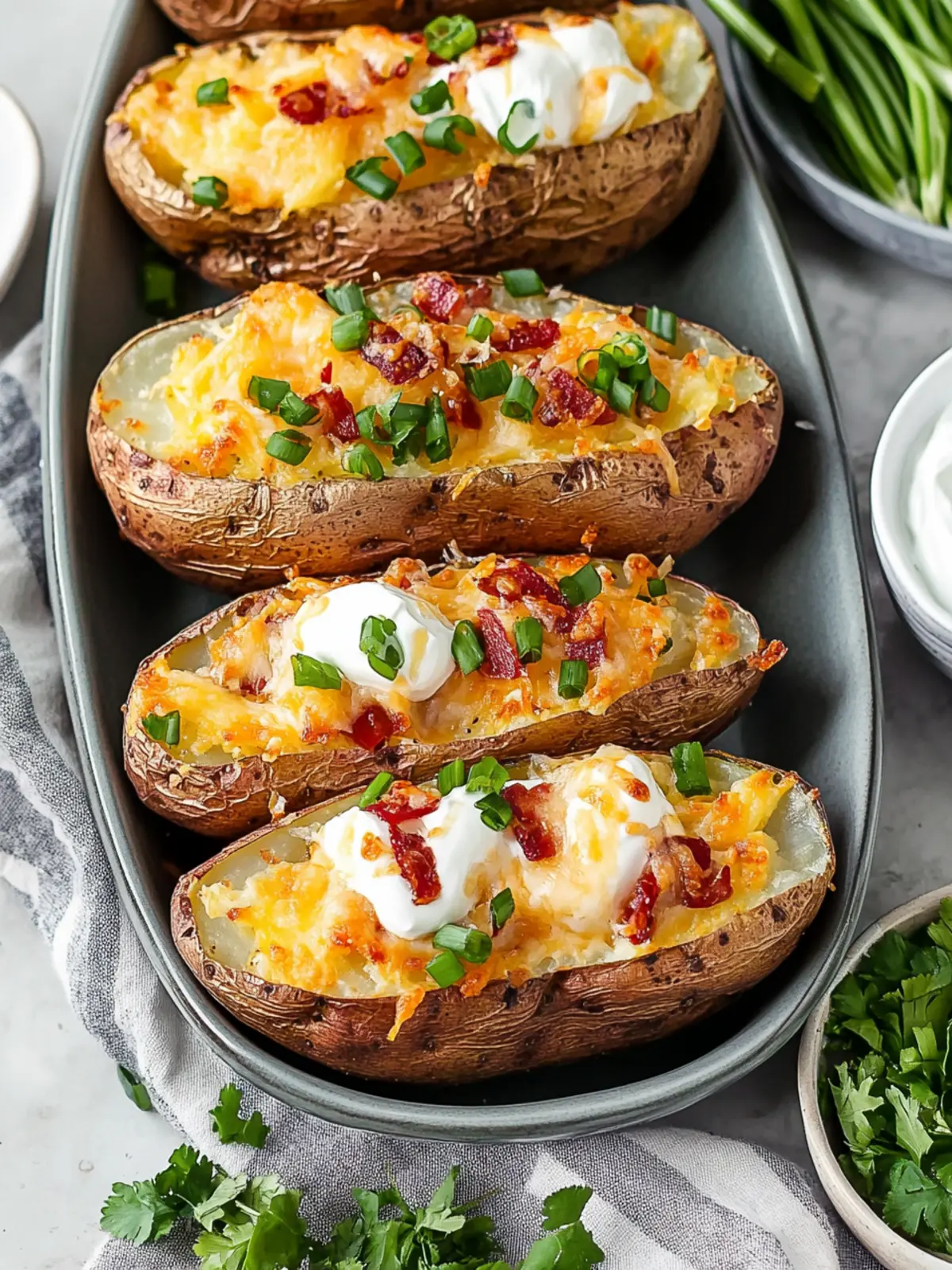 Savory Oven Baked Potatoes With Cheese And Sour Cream Surprise 3 Oven Baked Potatoes With Cheese And Sour Cream