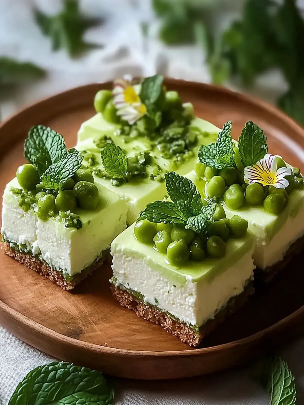 Creamy Pea Mint & Whipped Ricotta Terrine Recipe Delight 3 Pea Mint & Whipped Ricotta Terrine