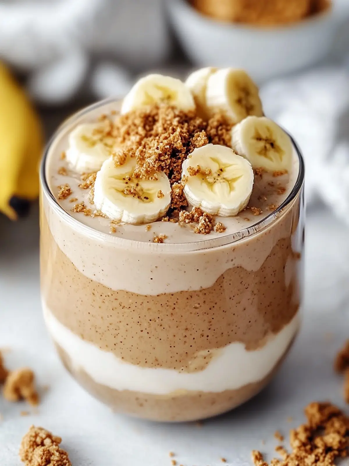 Delicious Banana Biscoff Overnight Oats for a Cozy Morning 2 Banana Biscoff Overnight Oats
