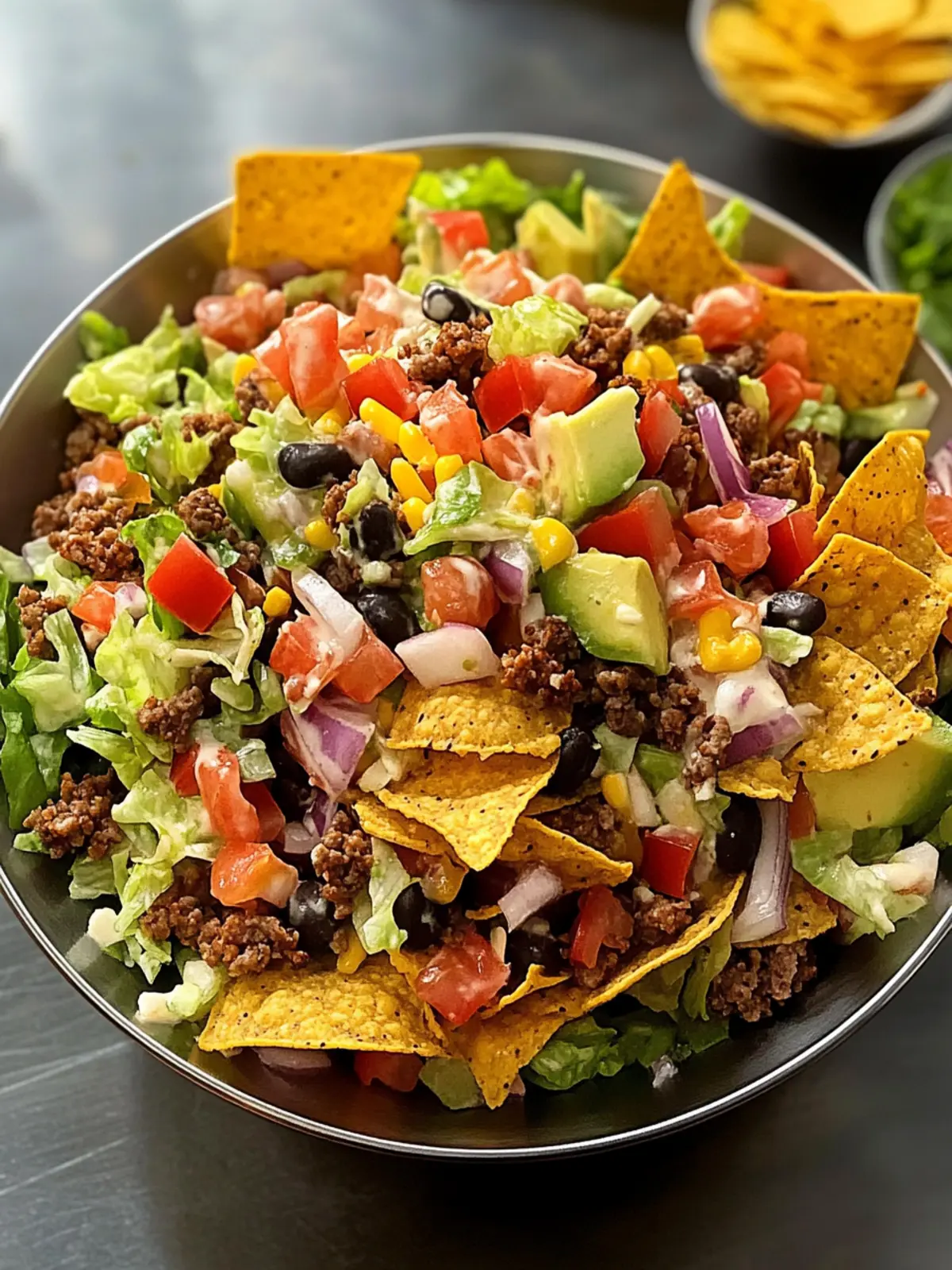 Doritos Taco Salad: Quick & Crunchy Flavor Explosion 4 Doritos Taco Salad