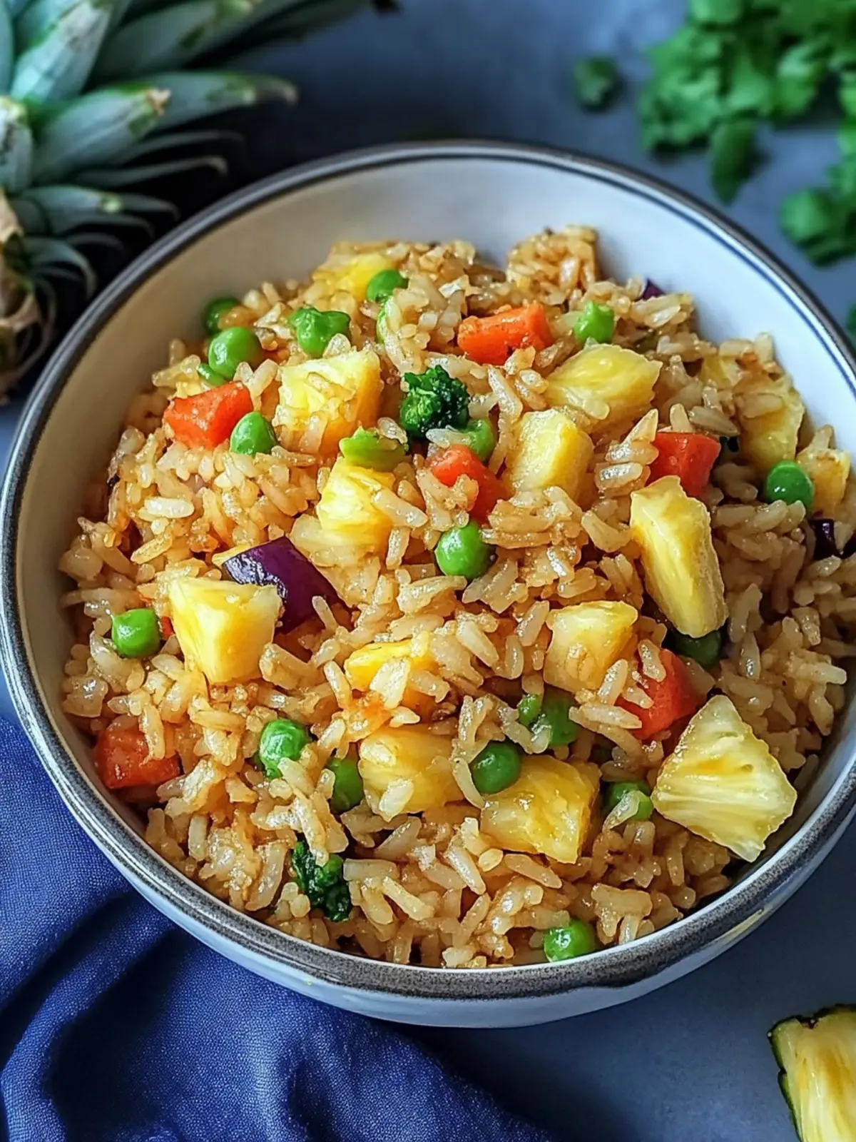 Savory Vegetarian Pineapple Fried Rice for Flavorful Days 2 Vegetarian Pineapple Fried Rice