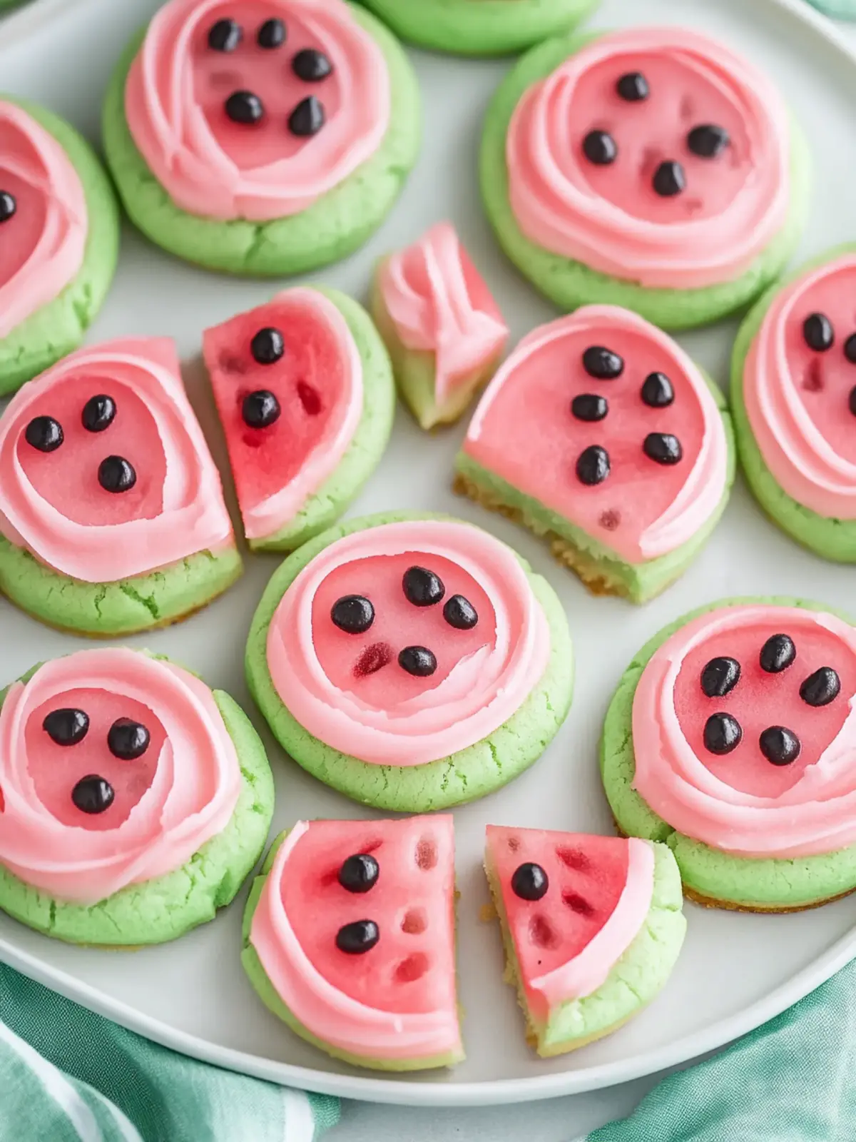 Delicious Watermelon Sugar Cookies for Summer Fun 2 Watermelon Sugar Cookies