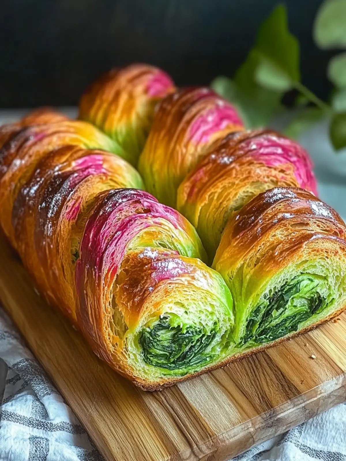 Vibrant Beetroot Spinach Bread Braid for Heartfelt Meals 5 Beetroot Spinach Bread Braid