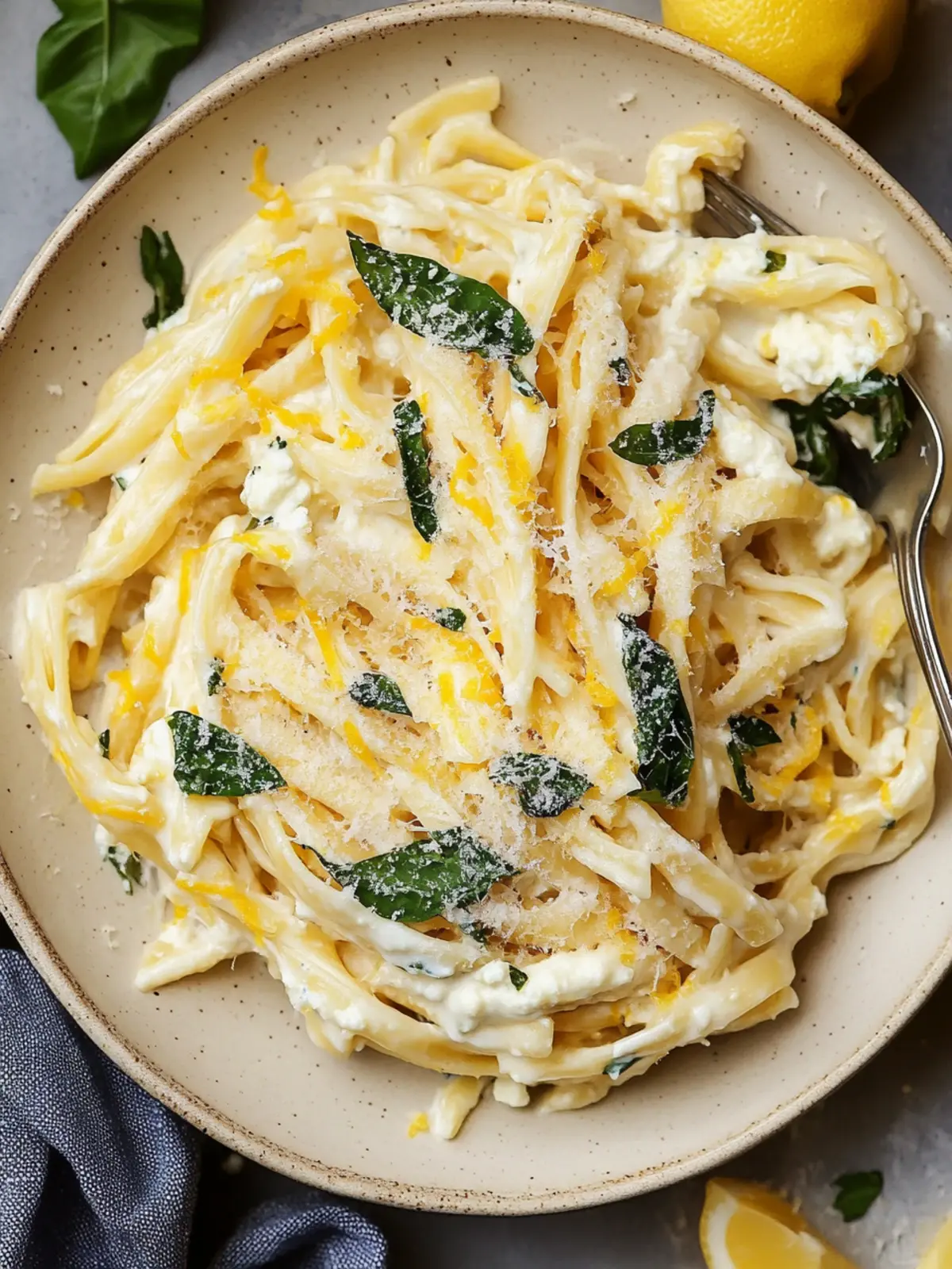 Creamy Lemon Ricotta Pasta in Just 20 Minutes Flat 3 Lemon Ricotta Pasta