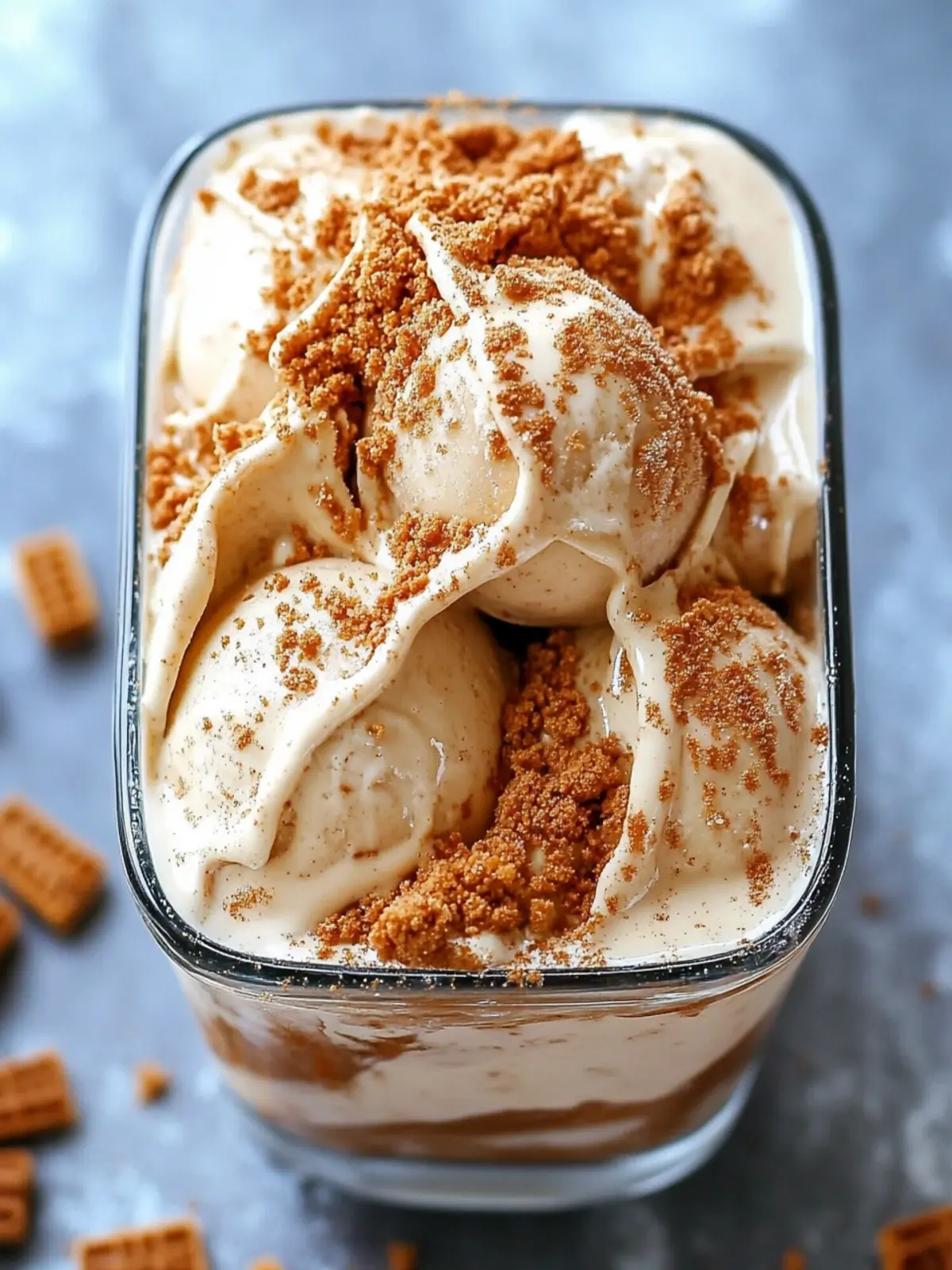 Delightful Homemade Biscoff Ice Cream Worth the Wait 2 Homemade Biscoff Ice Cream