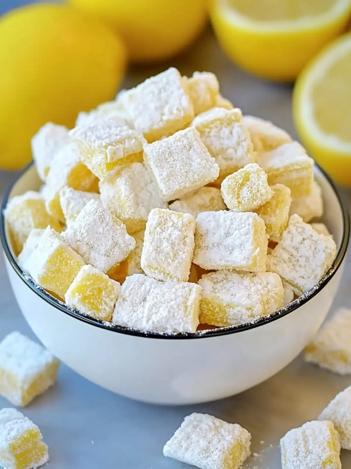 Zesty Lemonade Puppy Chow Snack Perfect for Sweet Cravings 5 Lemonade Puppy Chow Snack