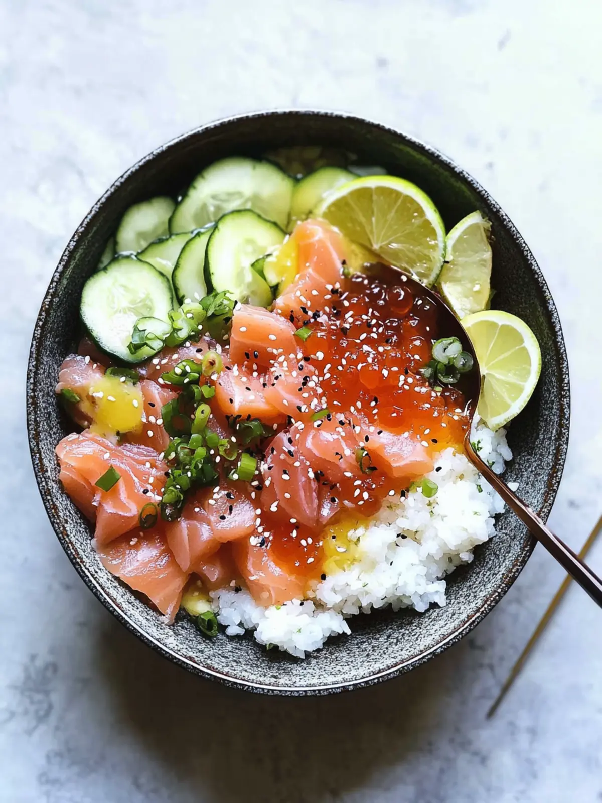 Miso Soy Salmon Sashimi Bowl: A Fresh Twist on Dinner 4 Miso Soy Salmon Sashimi Bowl