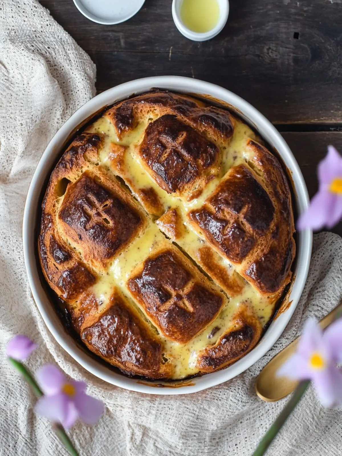 Decadent Hot Cross Bun Pudding to Satisfy Your Sweet Cravings 3 Hot Cross Bun Pudding