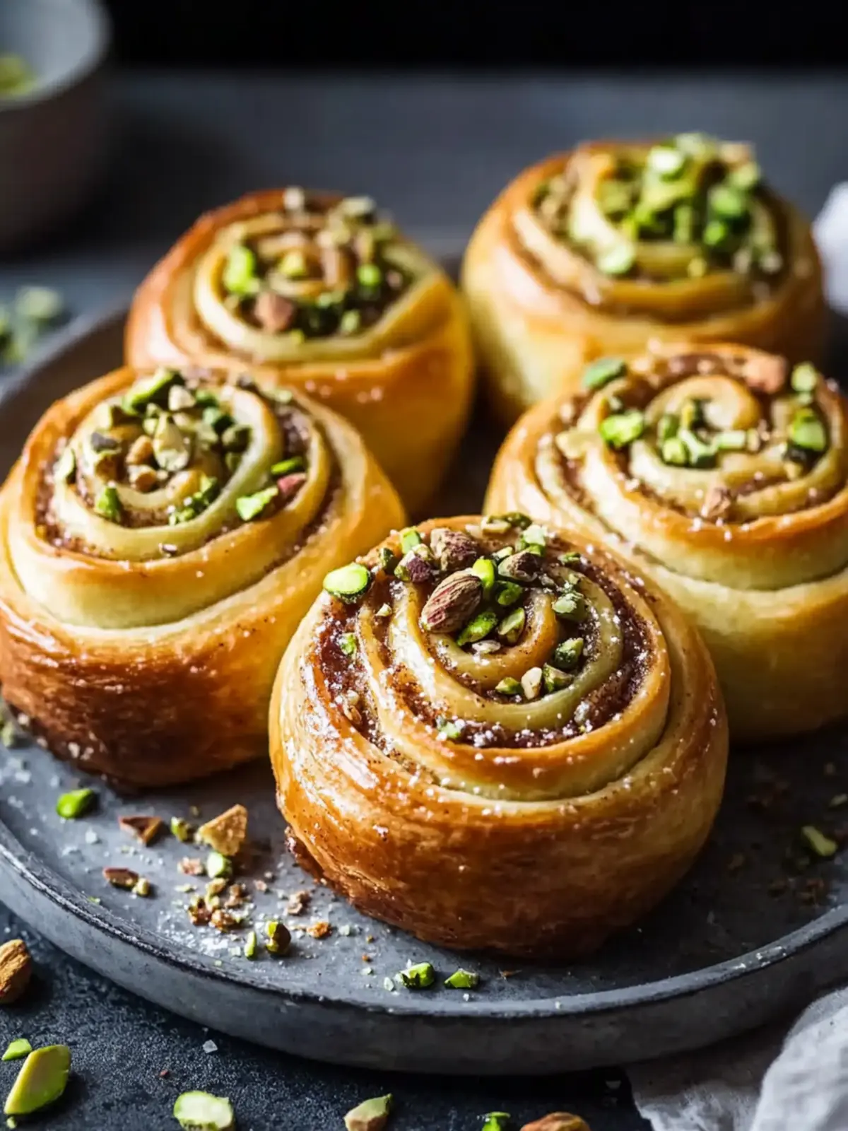Irresistible Pistachio Cinnamon Rolls Perfect for Any Morning 3 Pistachio Cinnamon Rolls