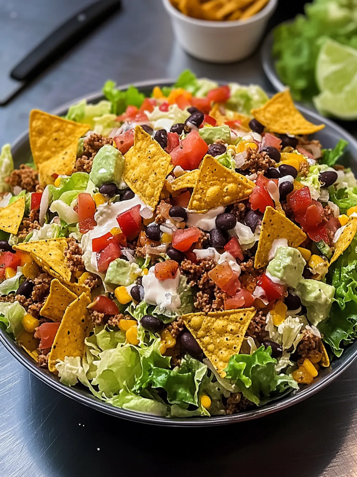 Doritos Taco Salad: Quick & Crunchy Flavor Explosion 3 Doritos Taco Salad