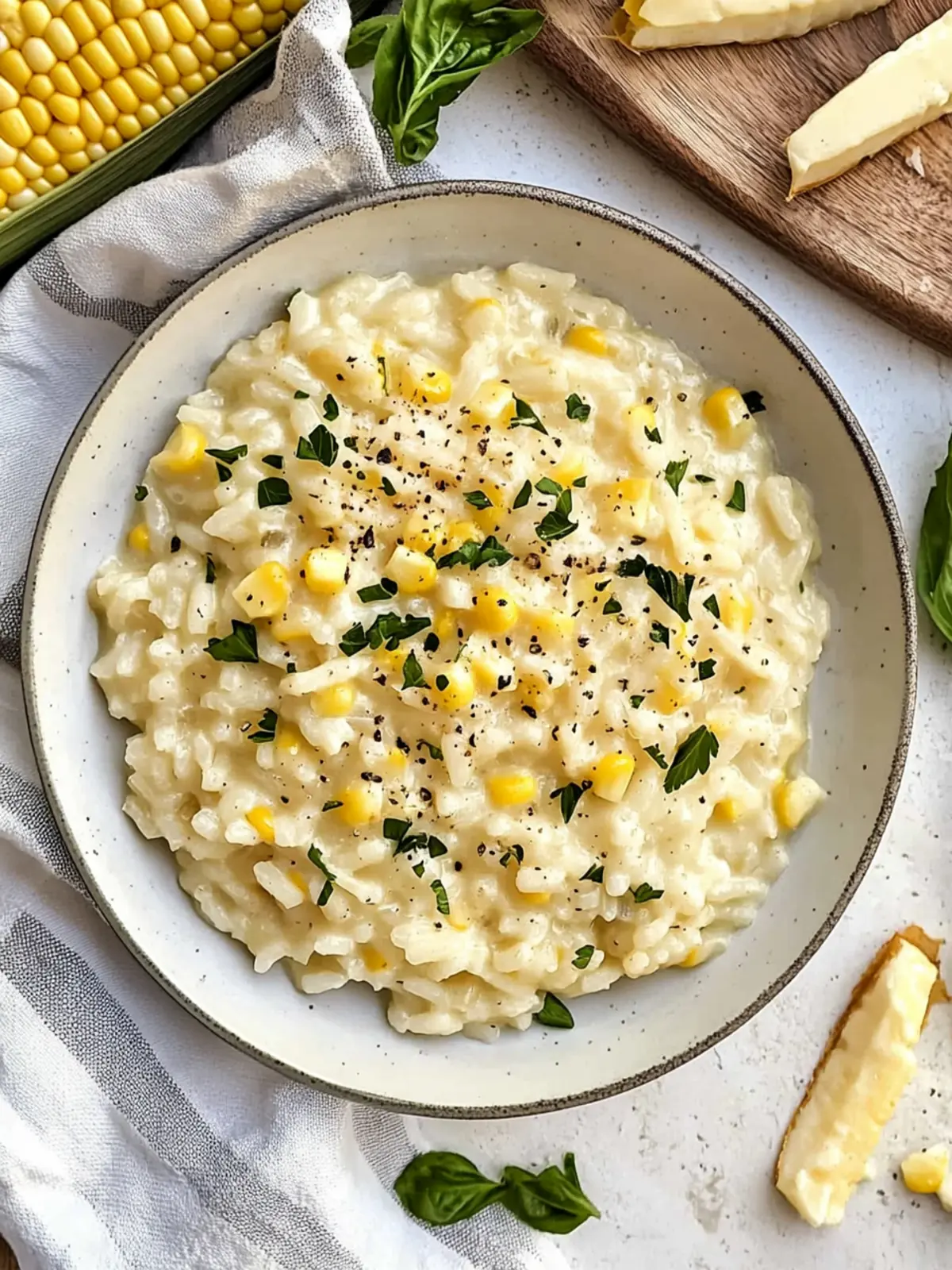 Creamy Sweet Corn Risotto That'll Brighten Your Dinner Table 5 Sweet Corn Risotto