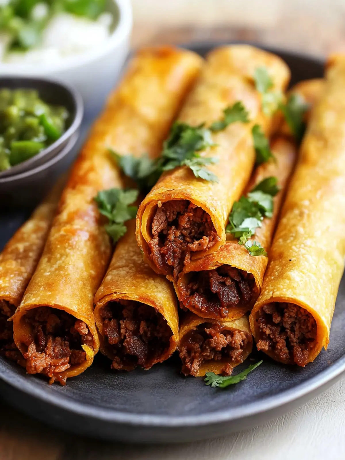 Savory Shredded Beef Taquitos That Everyone Will Love 4 Shredded Beef Taquitos