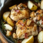 Savory Roasted Chicken with Honey Bacon Pears Delight 3 Roasted Chicken with Honey Bacon Pears