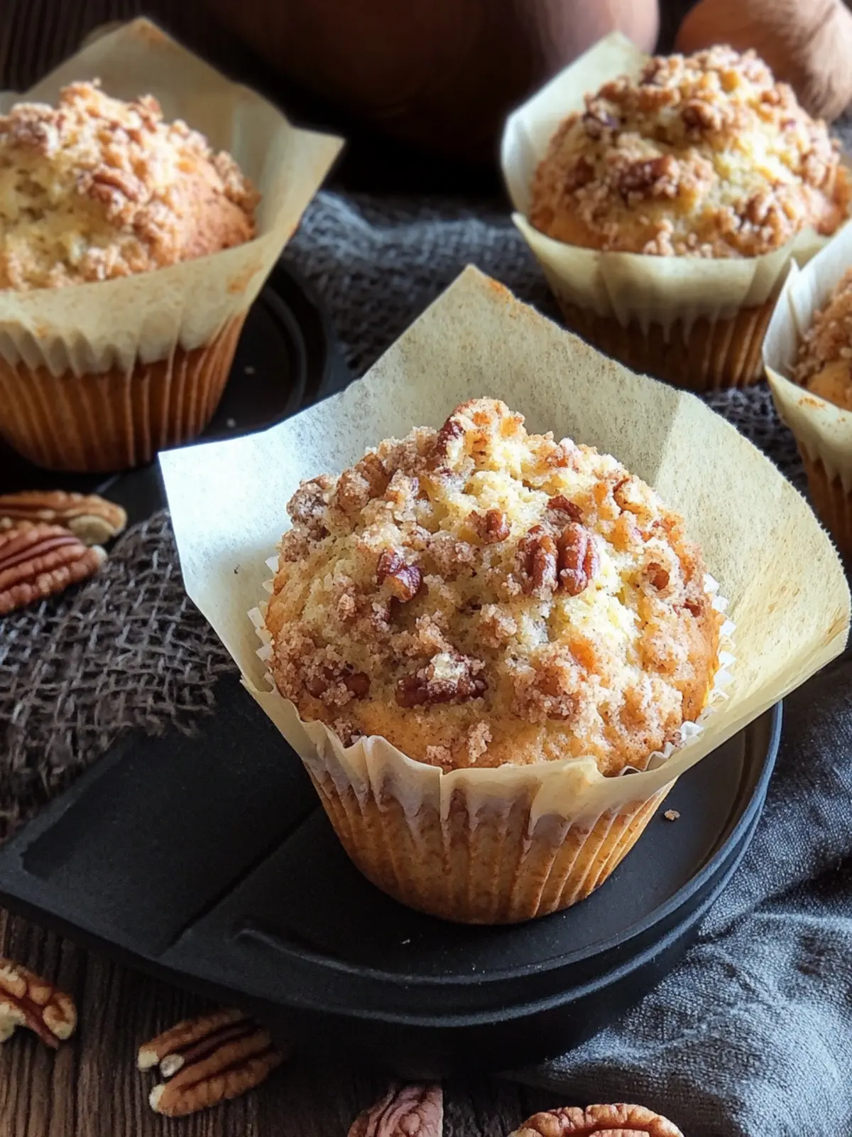 Irresistible Pecan Streusel Muffins for Cozy Mornings 4 Pecan Streusel Muffins