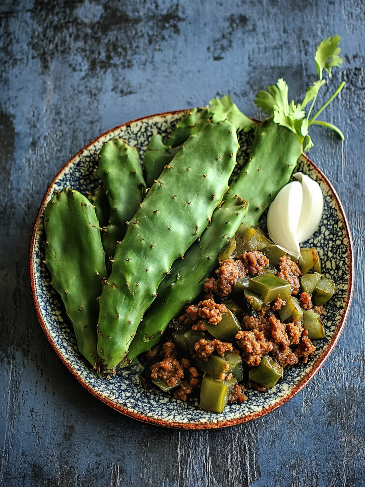 Savor Spicy Nopales with Chorizo for a Home-Cooked Delight 5 Nopales with Chorizo