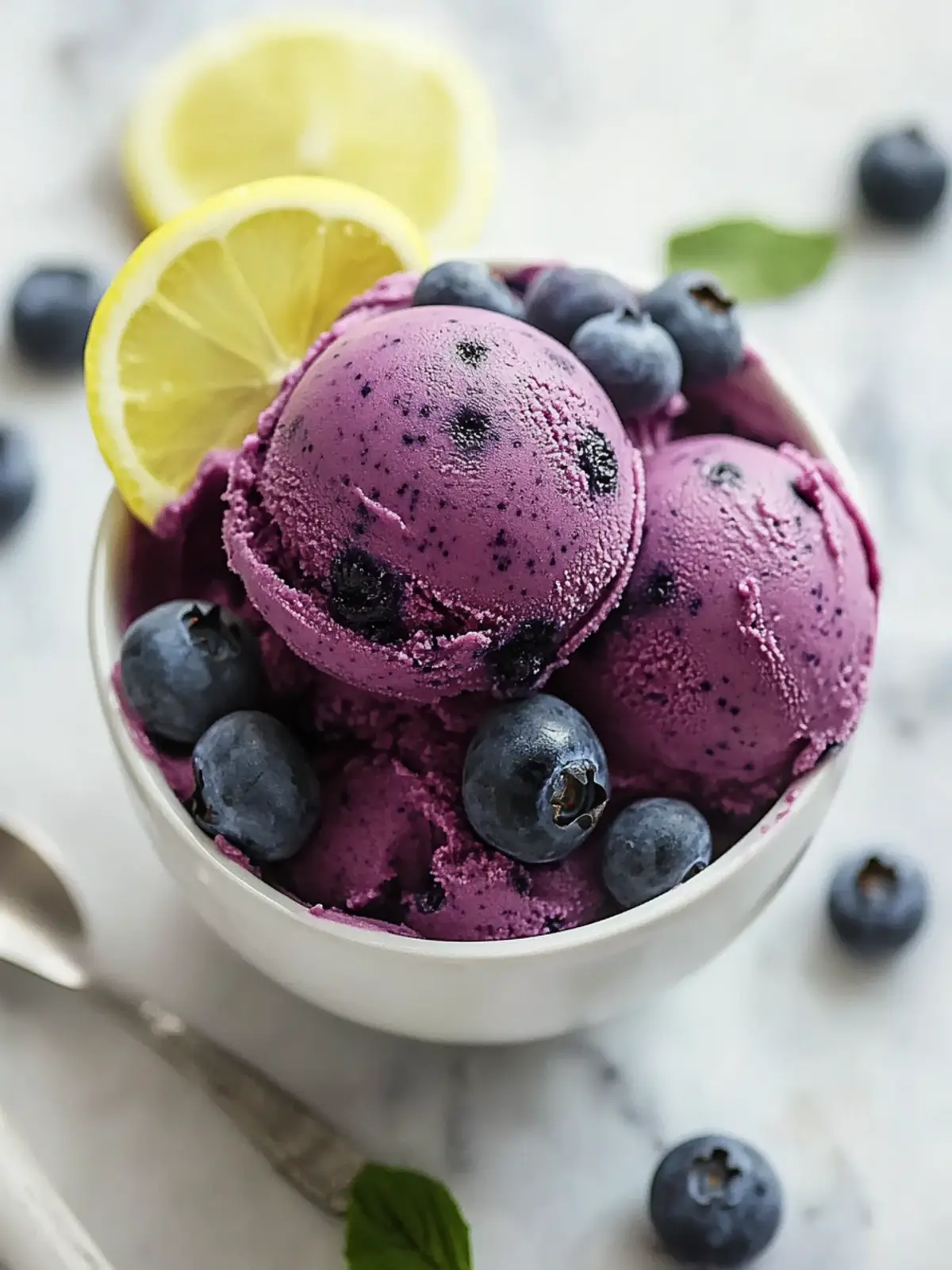 Refresh With No Churn Blueberry Lemon Sorbet Bliss 2 No Churn Blueberry Lemon Sorbet