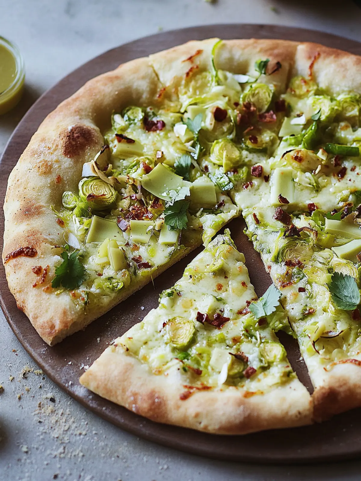 Brussels Sprout, Leek and Gouda Pizza: A Flavorful Twist 4 Brussels Sprout, Leek and Gouda Pizza