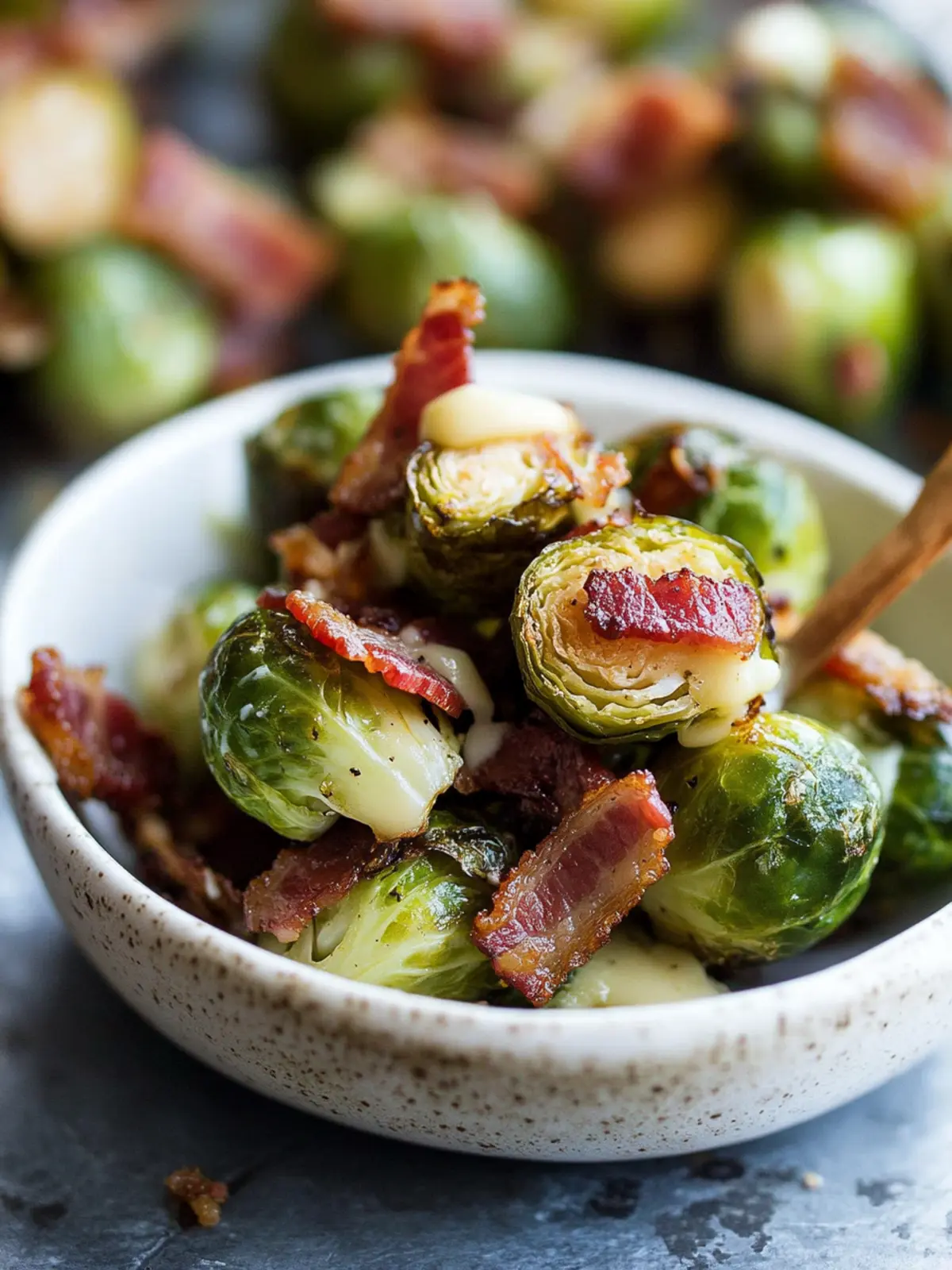 Crispy Brussel Sprouts with Bacon and Cheese: A Game-Changer! 5 Crispy Brussel Sprouts with Bacon and Cheese