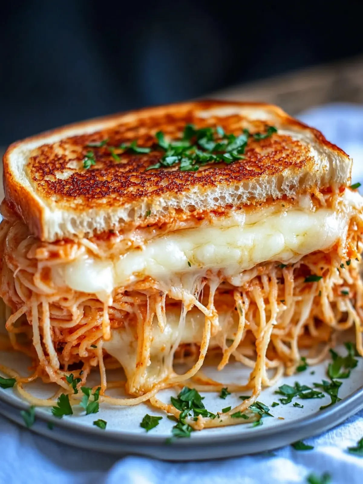 Spaghetti Grilled Cheese: The Ultimate Comfort Food Mashup 2 Spaghetti Grilled Cheese