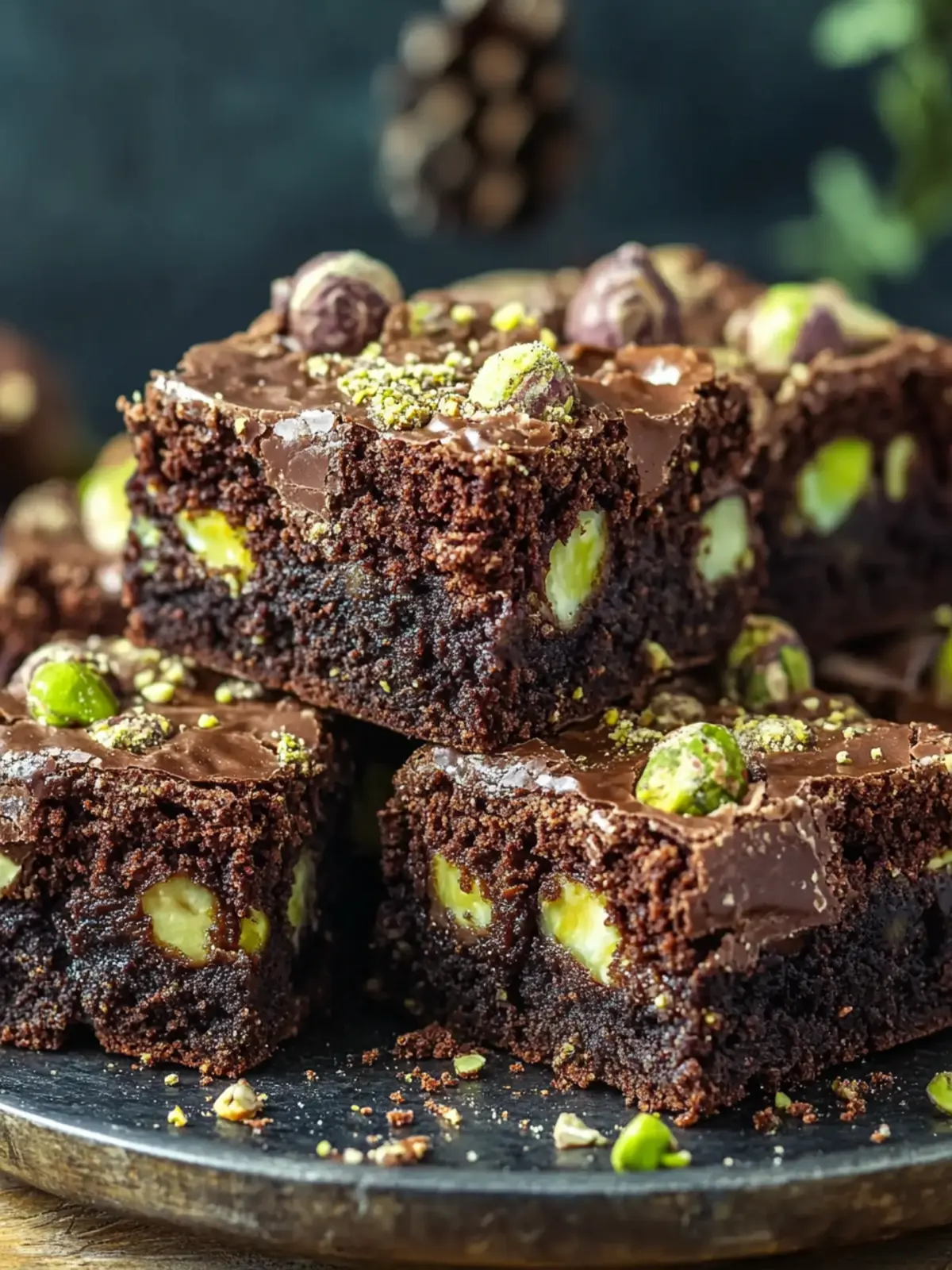 Decadent Pistachio Ferrero Rocher Brownies You’ll Crave 5 Pistachio Ferrero Rocher Brownies