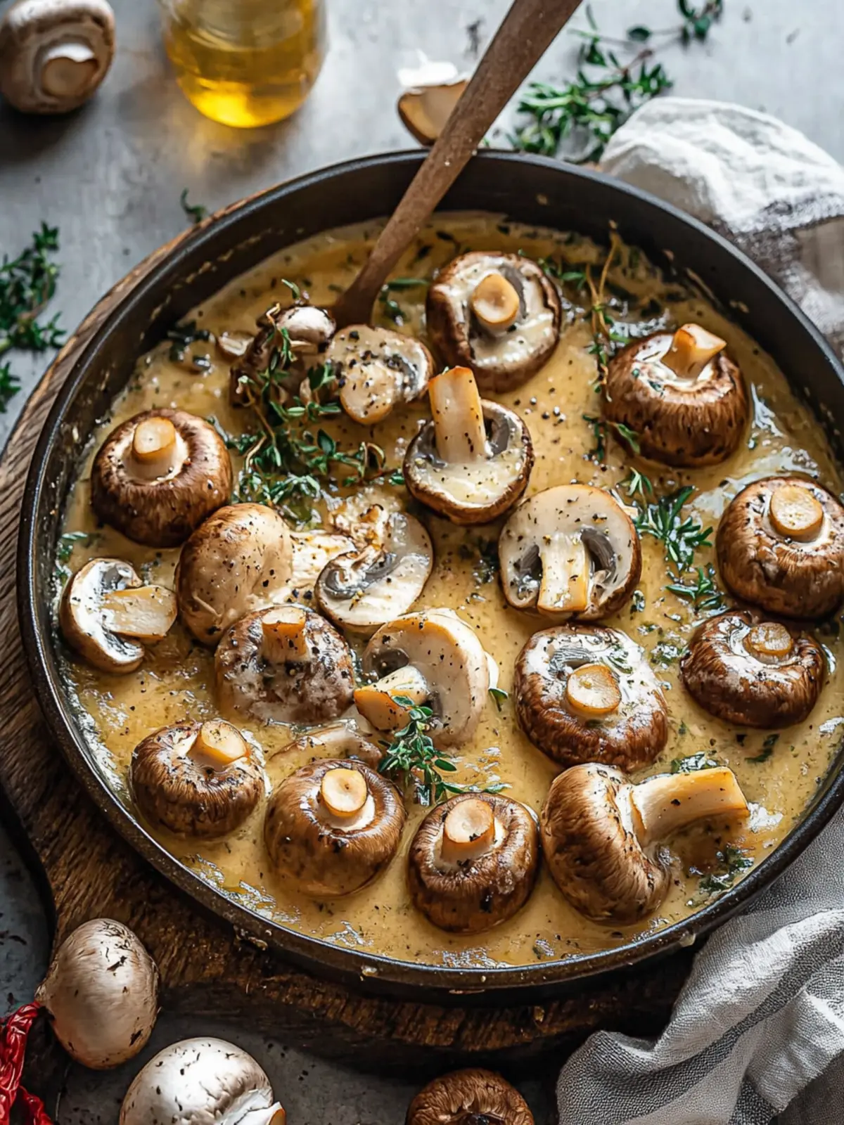 Savor the Richness of Tuscan Butter Mushrooms Tonight 3 Tuscan Butter Mushrooms