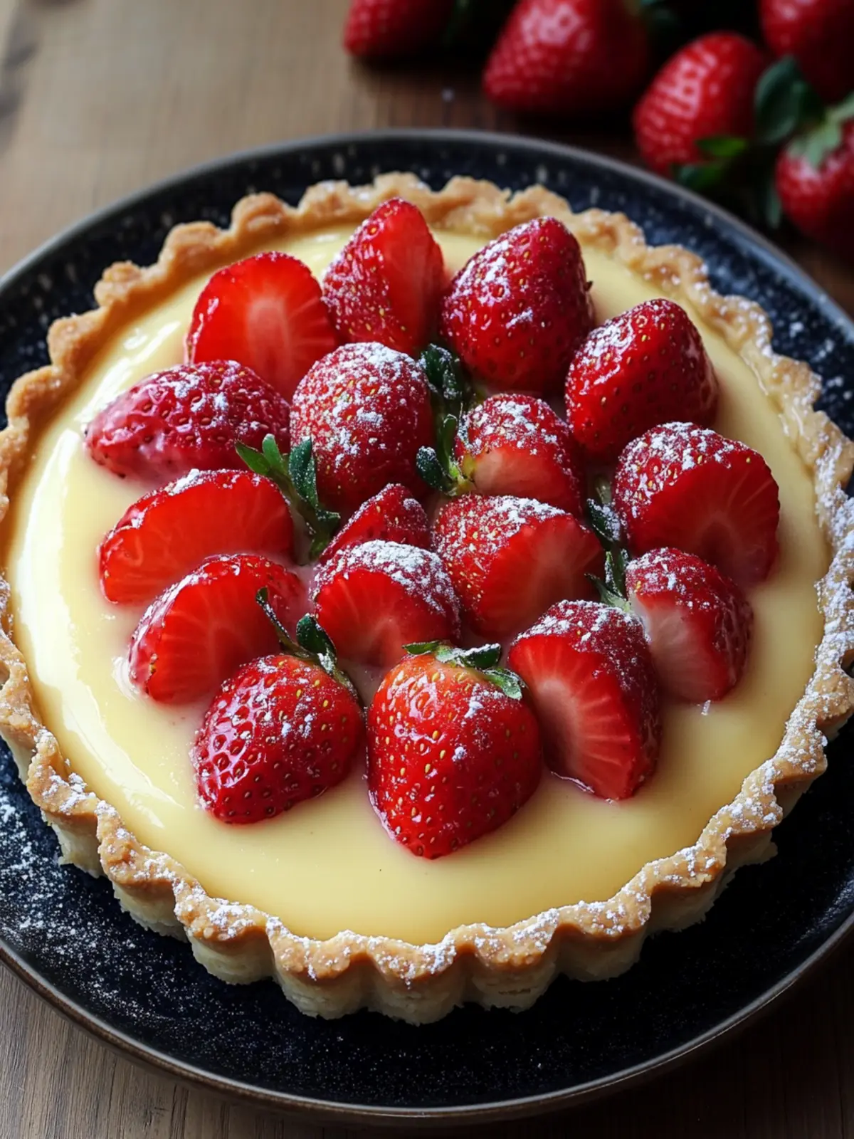 Delicious Vanilla Custard & Strawberry Tart for Sweet Moments 5 Vanilla Custard & Strawberry Tart