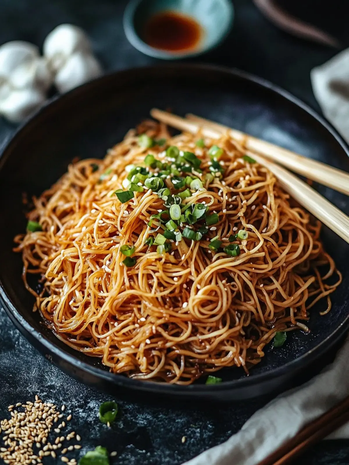 Savory Soy Sauce Pan Fried Noodles Ready in 10 Minutes 4 Soy Sauce Pan Fried Noodles