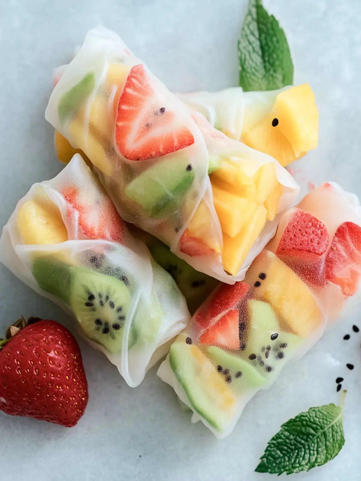 Delicious Fruit Spring Rolls You Can Make at Home Today 2 Fruit Spring Rolls