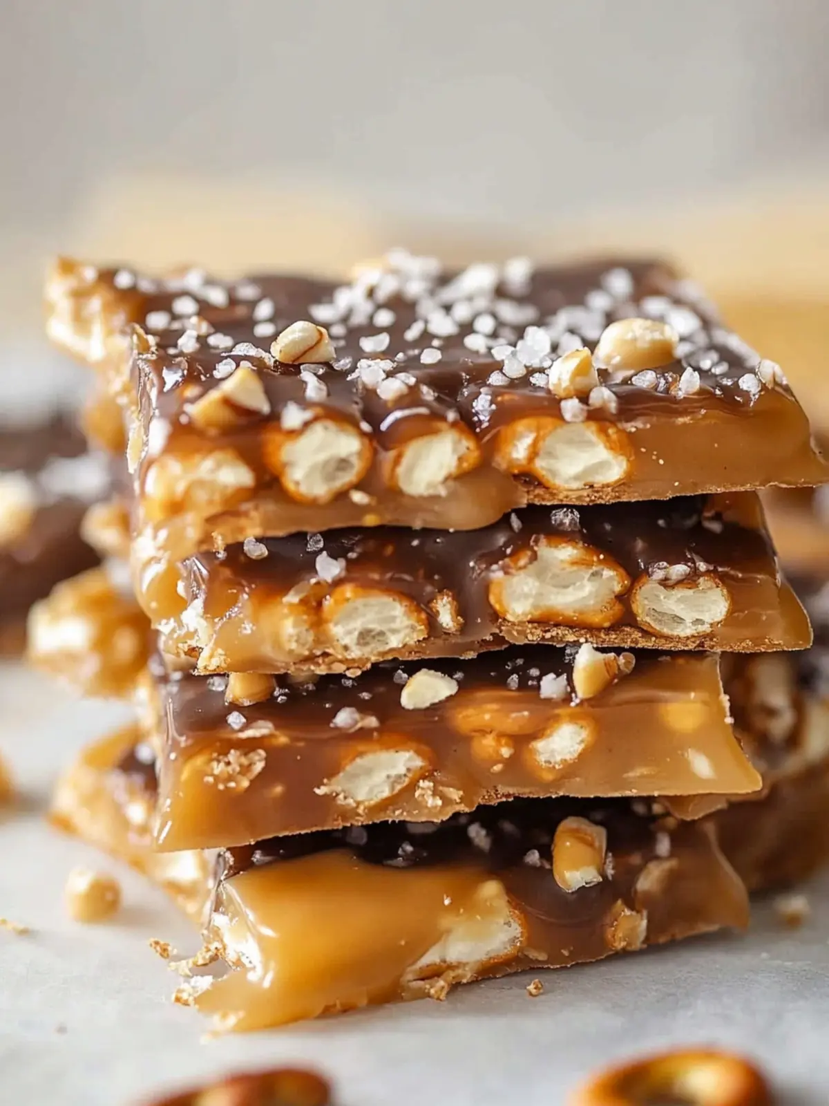 Indulge with Easy Salted Caramel Pretzel Bark Recipe 5 Salted Caramel Pretzel Bark