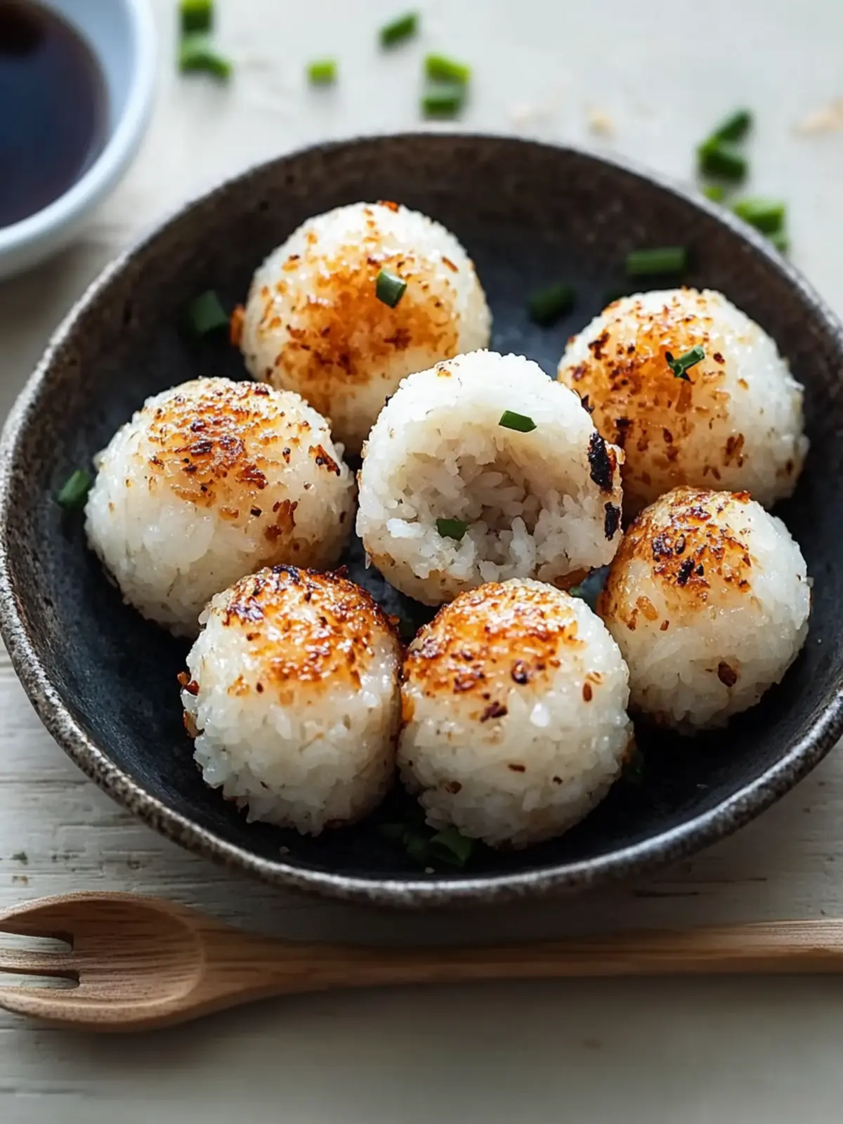 Savor the Crunch: Grilled Rice Balls with Bold Flavor 4 Grilled Rice Balls