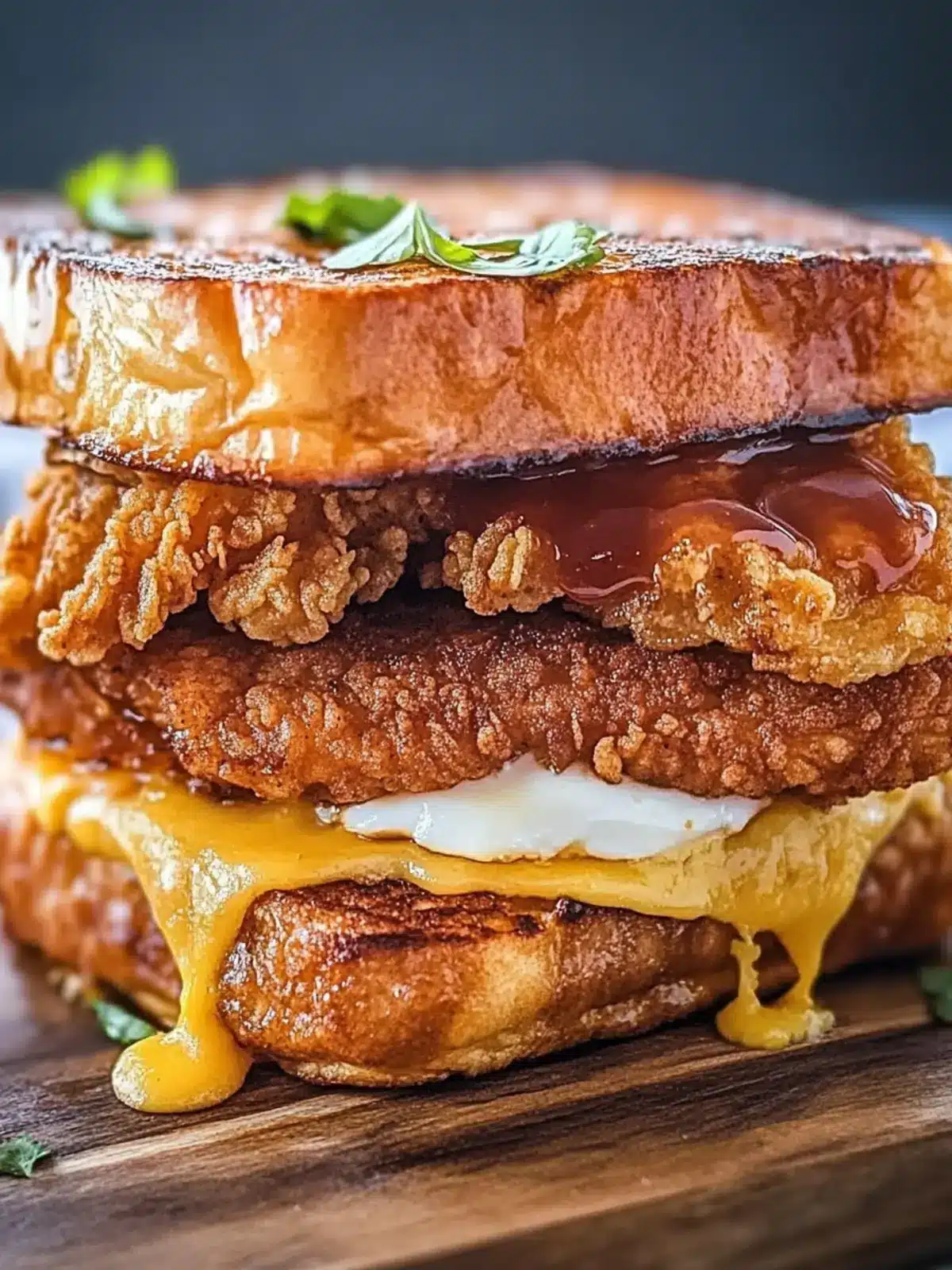 Indulge in Heaven: French Toast Fried Chicken Sandwich 5 French Toast Fried Chicken Sandwich