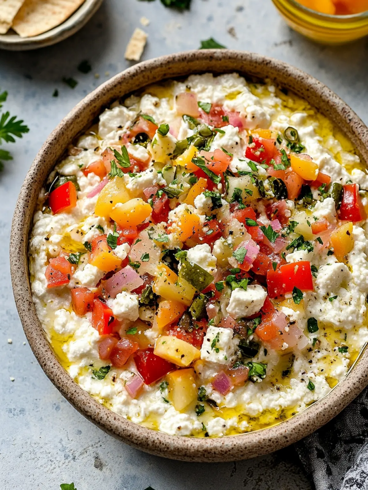 Creamy High Protein Cottage Cheese Giardiniera Dip Delight 2 High Protein Cottage Cheese Giardiniera Dip