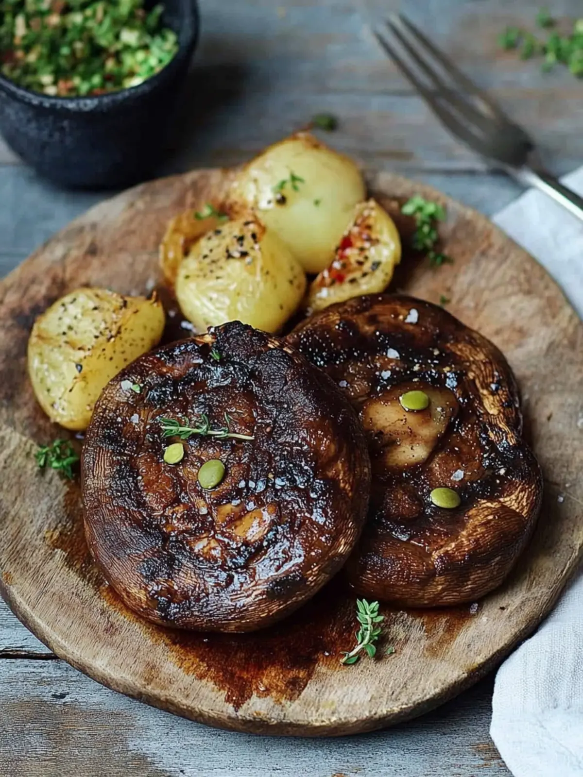 Savor the Flavor: Easy Portobello Mushroom Steaks Recipe 4 Portobello Mushroom Steaks