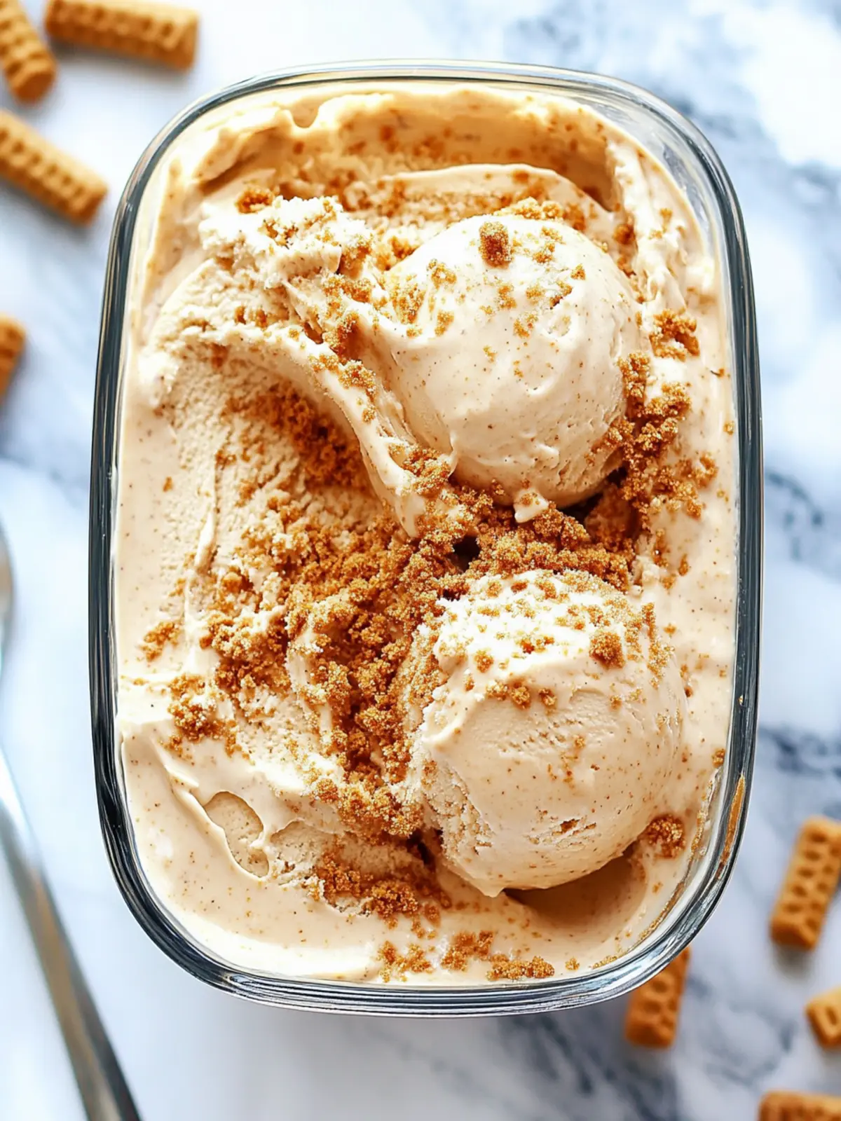 Delightful Homemade Biscoff Ice Cream Worth the Wait 4 Homemade Biscoff Ice Cream