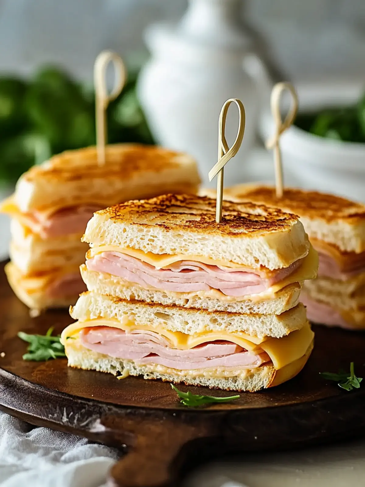 Delicious Ham and Cheese Circle Sandwiches for Fun Gatherings 4 Ham and Cheese Circle Sandwiches