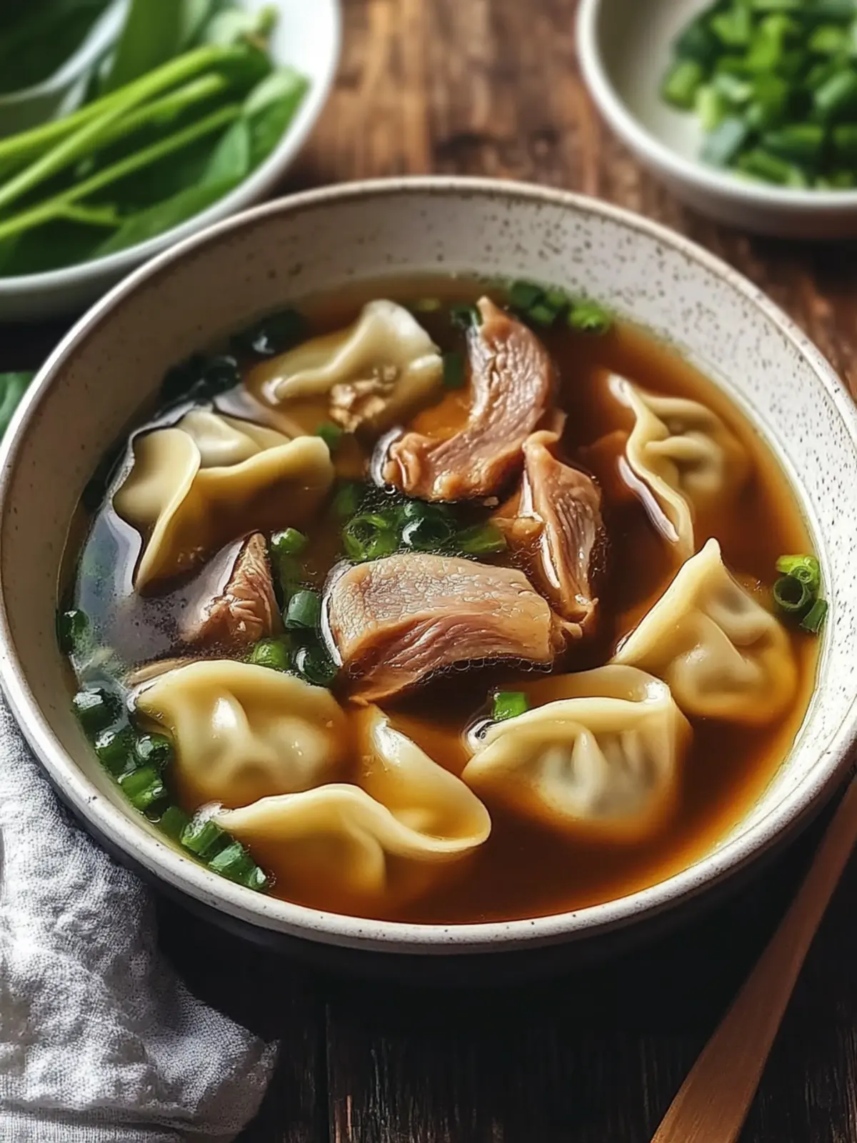 Savor Comfort with Homemade Roast Duck and Wonton Soup 3 Roast Duck and Wonton Soup