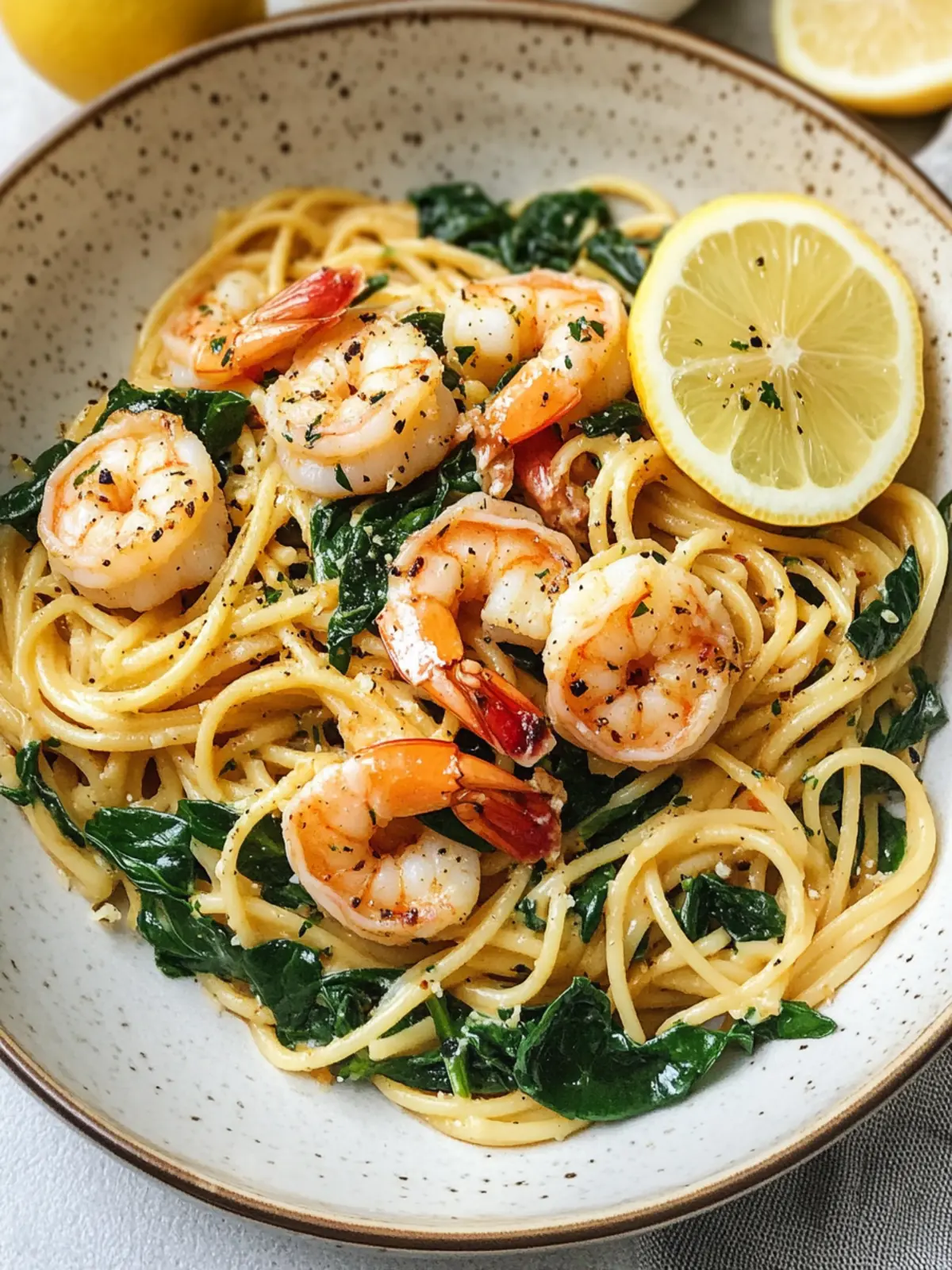 Lemon Garlic Shrimp Pasta With Spinach: A Flavorful Twist! 5 Lemon Garlic Shrimp Pasta With Spinach