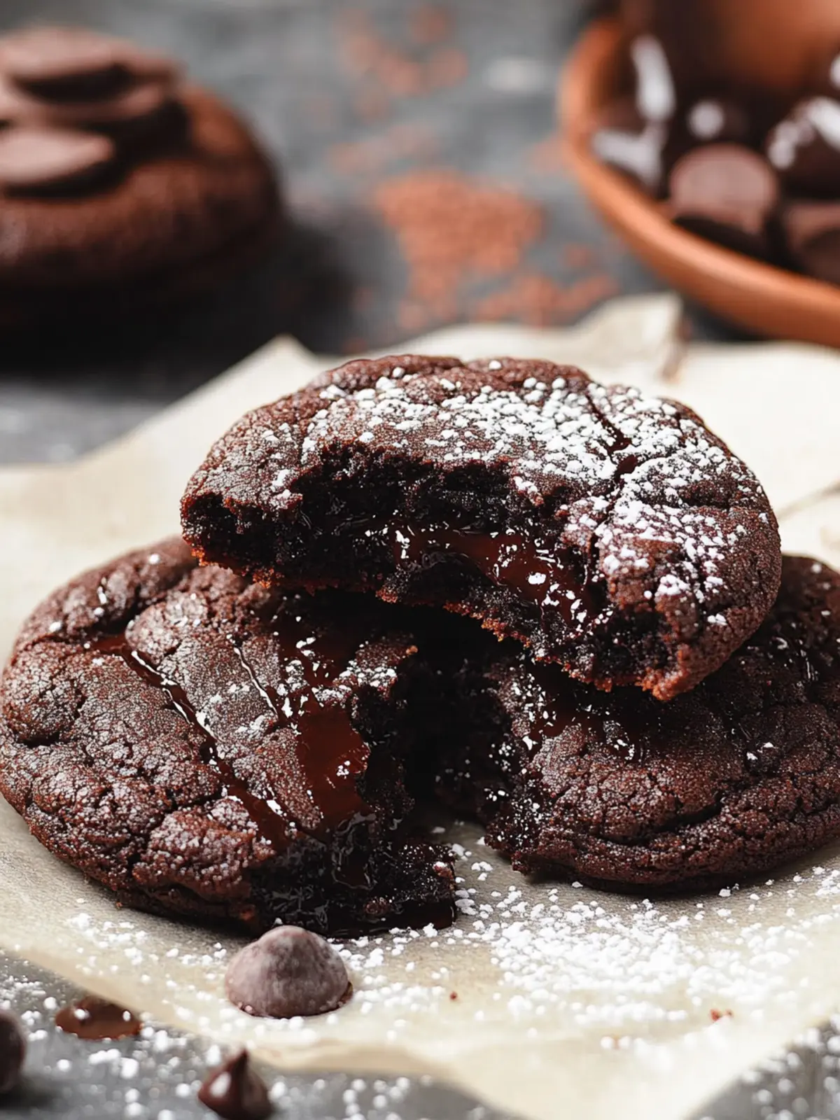 Decadent Chocolate Lava Cookies for Ultimate Indulgence 4 Chocolate Lava Cookies