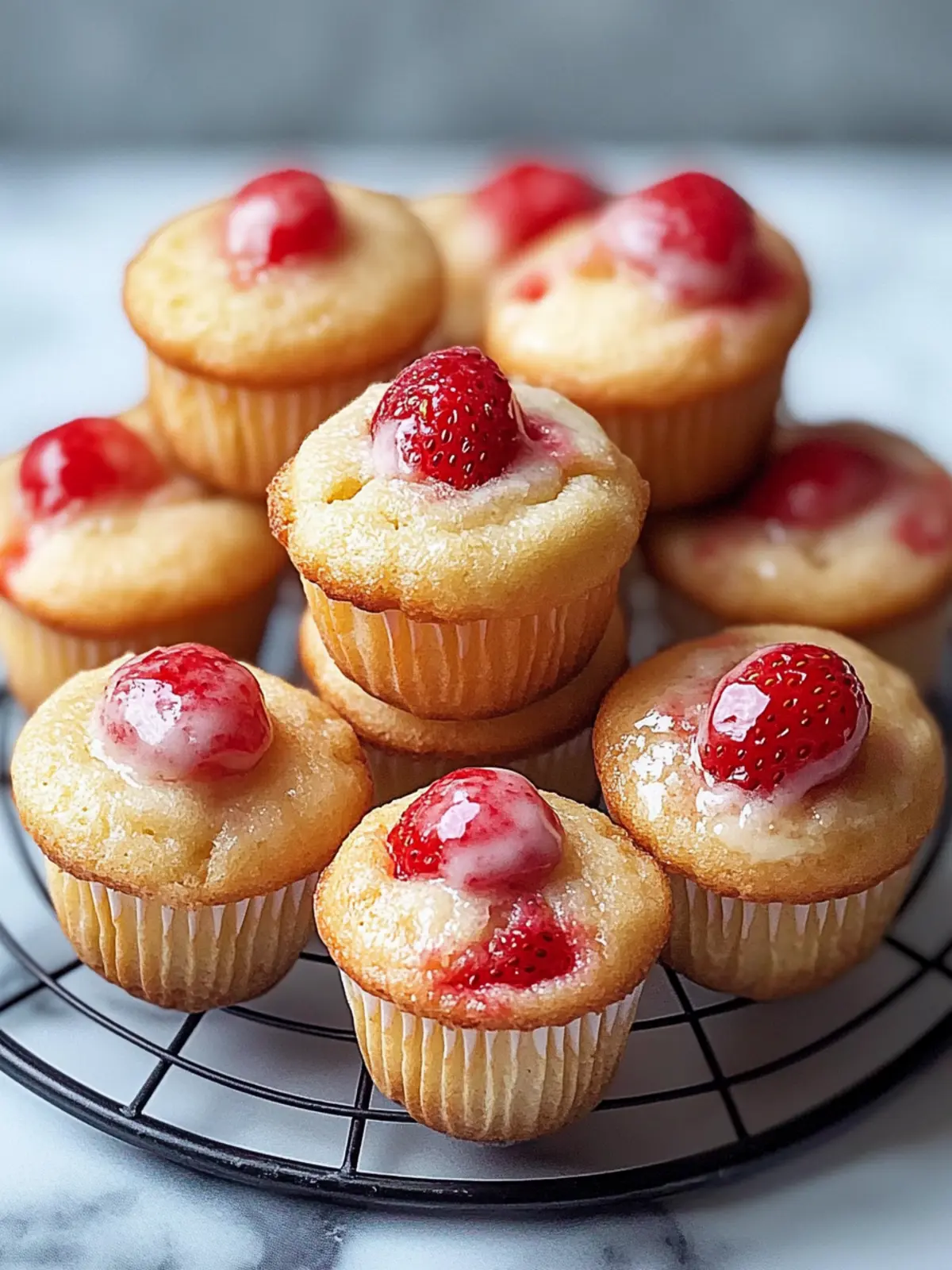 Delicious Strawberry Yogurt Mini Muffins for a Sweet Treat 2 Strawberry Yogurt Mini Muffins