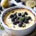 Savory Baked Lemon Ricotta Dip with Blackberries Delight 8 Baked Lemon Ricotta Dip with Blackberries