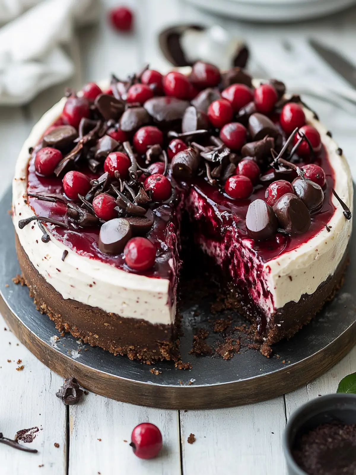 Decadent Black Forest Cheesecake That’s a Breeze to Make 2 Black Forest Cheesecake